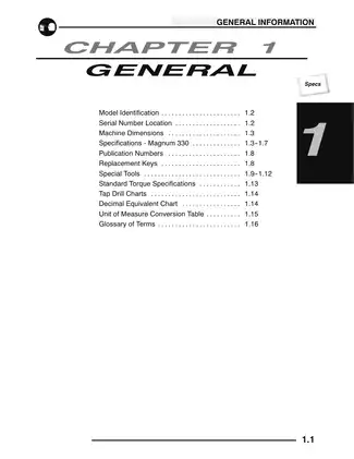 Polaris Magnum 330 2x4 and 4x4 Service Manual Preview image 2
