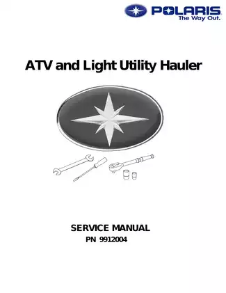 1985-1995  Polaris All Models ATV and Light Utility Hauler repair manual Preview image 1