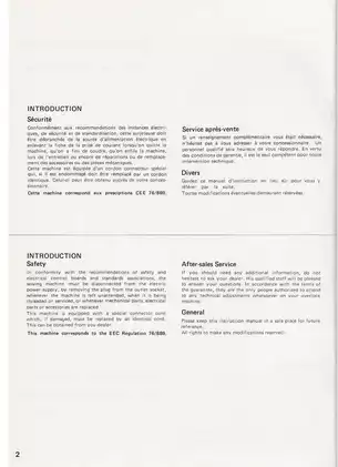 Elna PRO 5 DC, PRO 5 DE overlock machine instruction manual Preview image 4