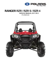 2011–2013 Polaris RZR Ranger RZR / RZR S / RZR 4 Service Manual (P/N 9923142) – preview page 1