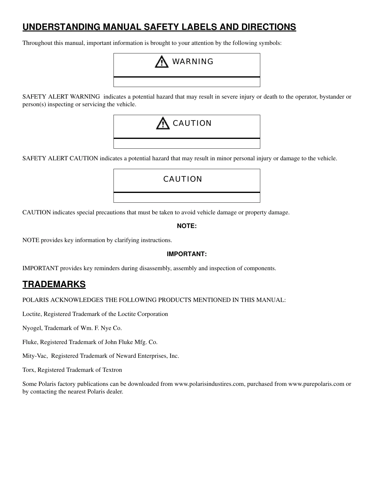 2008 Polaris Predator 50, Outlaw 90, Sportsman 90 repair manual Preview image 2