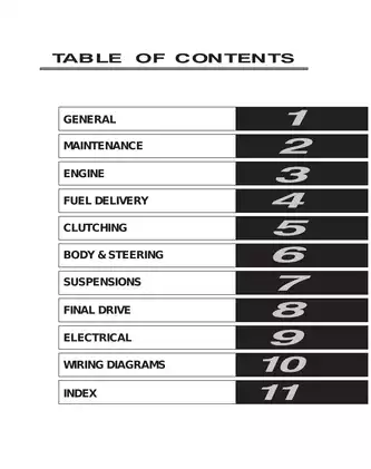 Polaris Switchback Maintenance and Repair Manual (2004) Preview image 2