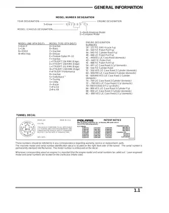 2004 Polaris 600 RMK, 600 Switchback, 700 RMK, 700 Switchback, 800 RMK, 800 Switchback, Trail RMK snowmobile service manual Preview image 5