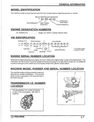 2001 Polaris Scrambler 500 Service Manual - Comprehensive Guide Preview image 5