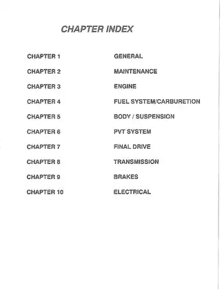 Comprehensive Polaris Trail Boss 325 Service Manual