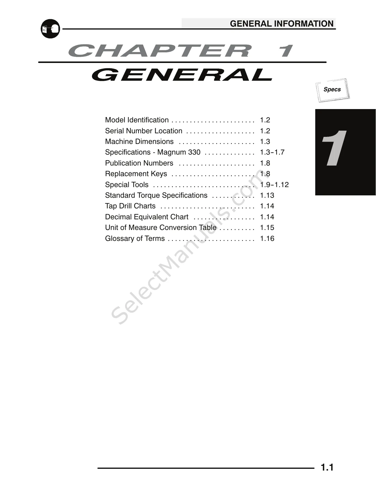 2003-2006 Polaris Magnum 330 manual Preview image 2