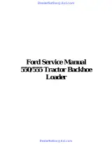 Ford 550/555 Tractor Backhoe Loader Service Manual (P/N 40055020) – preview page 2
