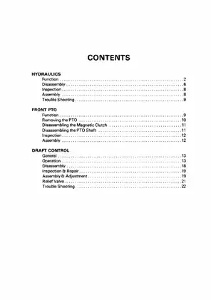 Ford Tractor Models 1300, 1500, 1700, 1900 Repair Manual Preview image 3