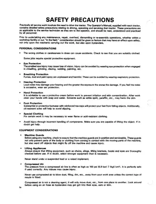 Ford New Holland 1320-1520 and 1720 Tractors Repair Manual Preview image 5