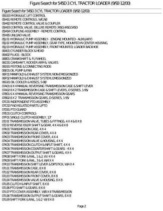 Comprehensive Service Manual for 545D 3-Cylinder Tractor Loader (1992-2000) Preview image 4