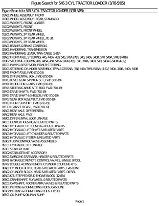 Comprehensive Service Manual for 545 3 Cylinder Tractor Loader (1978-1985) Preview image 3
