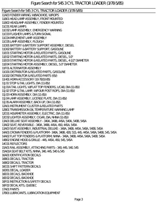 Comprehensive Service Manual for 545 3 Cylinder Tractor Loader (1978-1985) Preview image 5