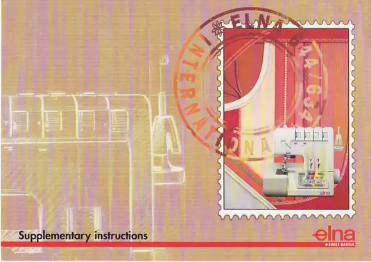Elna Overlock Instruction Manual - Models 624DSE, 614, and 604E