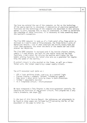 Elna 6000 Computer Service Manual - Comprehensive Repair Guide Preview image 4