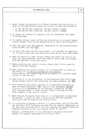 Elna 6000 Computer Service Manual - Comprehensive Repair Guide Preview image 5