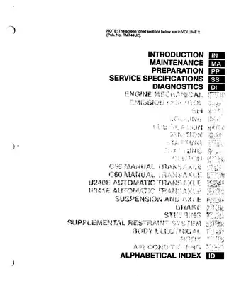 2000 Toyota Celica GT, GTS repair manual Preview image 4