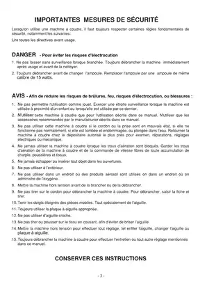 EURO-PRO X Sewing Machine Instruction Manual Preview image 5
