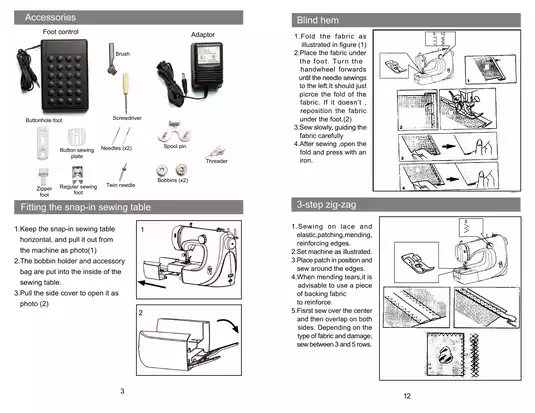 Euro Pro 464XC, 464, 412N instruction manual Preview image 4