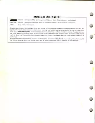 1986-1991 Honda CR250R service manual Preview image 2