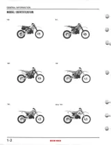 1986–1991 Honda CR250R Service Manual (P/N 61351-KZ4-870) – preview page 5