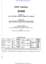 1947–1967 Oliver 66, 77, 88, Super 66–88, 770 & 880 Tractor Shop Manual (P/N C4077-90960) – preview page 3