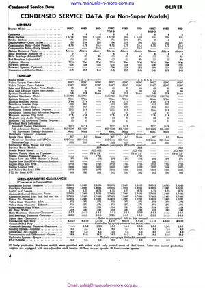 Oliver Tractor Series 66, 77, 88, 770, 880 Shop Manual and Service Guide Preview image 5