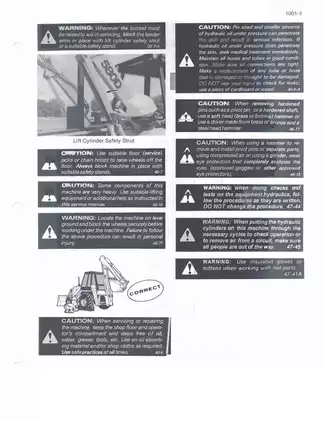 Case 580D, 580 CK backhoe loader manual Preview image 3