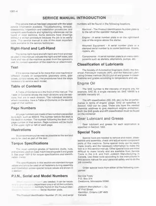 Case 580D, 580 CK backhoe loader manual Preview image 4