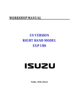1999–2002 Isuzu 6VE1, 6VD1, 4JX1 Workshop Manual (P/N RV99_02–01.E) – preview page 1