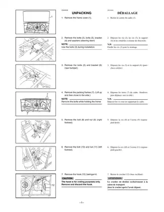 2005 Yamaha YFZ450S manual Preview image 5