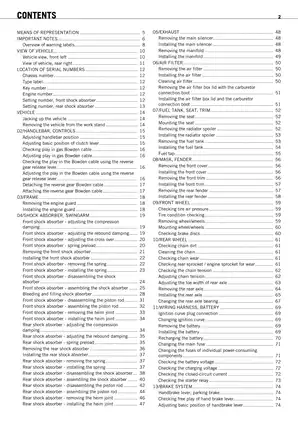 KTM 450/525 XC ATV Repair Manual (2008 Models) Preview image 4