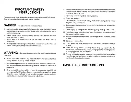 Comprehensive Guide to Kenmore Sewing Machine Models 385.17026 & 385.17828 - User Manual Preview image 3