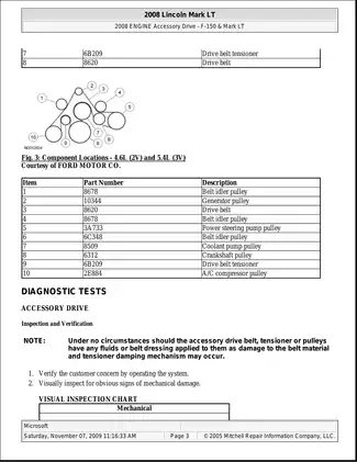 2005-2008 Lincoln Mark LT shop manual Preview image 3