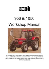 Case IH 956, 1056, 956XL, and 1056XL Workshop Manual D-155 – DT-402 Engine Service (P/N 1 091 624 R2, 1 091 627 R2) – preview page 1