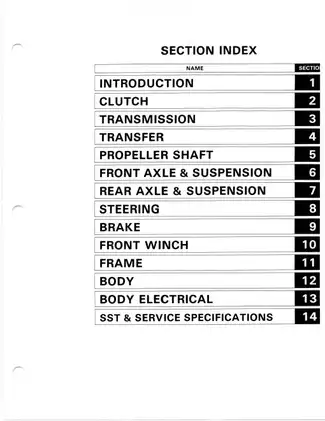 1980 Toyota Land Cruiser FJ40, FJ43, FJ45, FJ60, BJ40, BJ42, BJ43, BJ45, BJ46, BJ60, HJ47, HJ60 repair manual Preview image 3