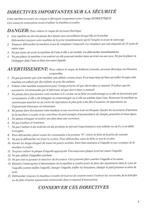 MyLock 204D Instruction Manual - Comprehensive Guide for Safe Sewing Machine Operation Preview image 5