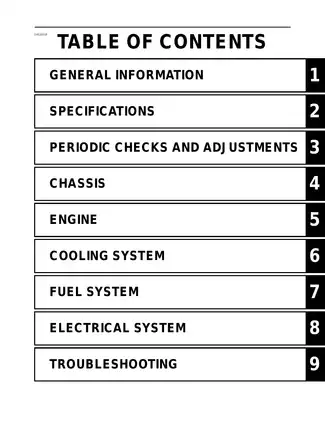 2009 Yamaha YFZ450RY Service Manual - Comprehensive Guide for Maintenance and Repair Preview image 5