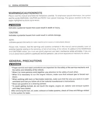 2006 Suzuki LT-R 450 ATV manual Preview image 2