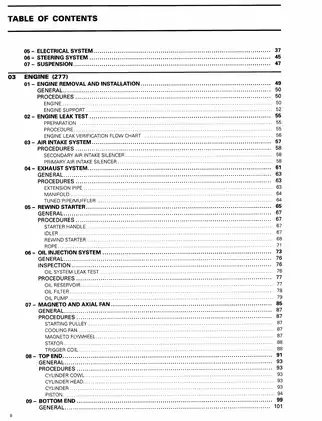 2007 Bombardier Ski-Doo RF series snowmobile shop manual Preview image 3