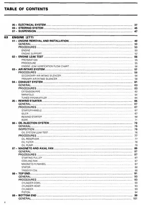 2008 Bombardier Ski-Doo XP,  Rev XP and RF series snowmobile service manual Preview image 2