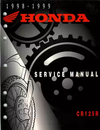 Honda CR125R Service Manual