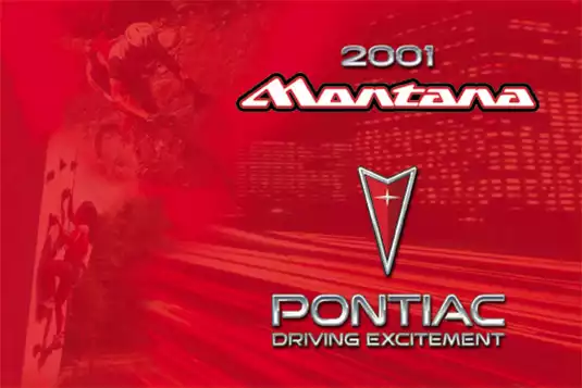 2001 Pontiac Montana owner´s manual