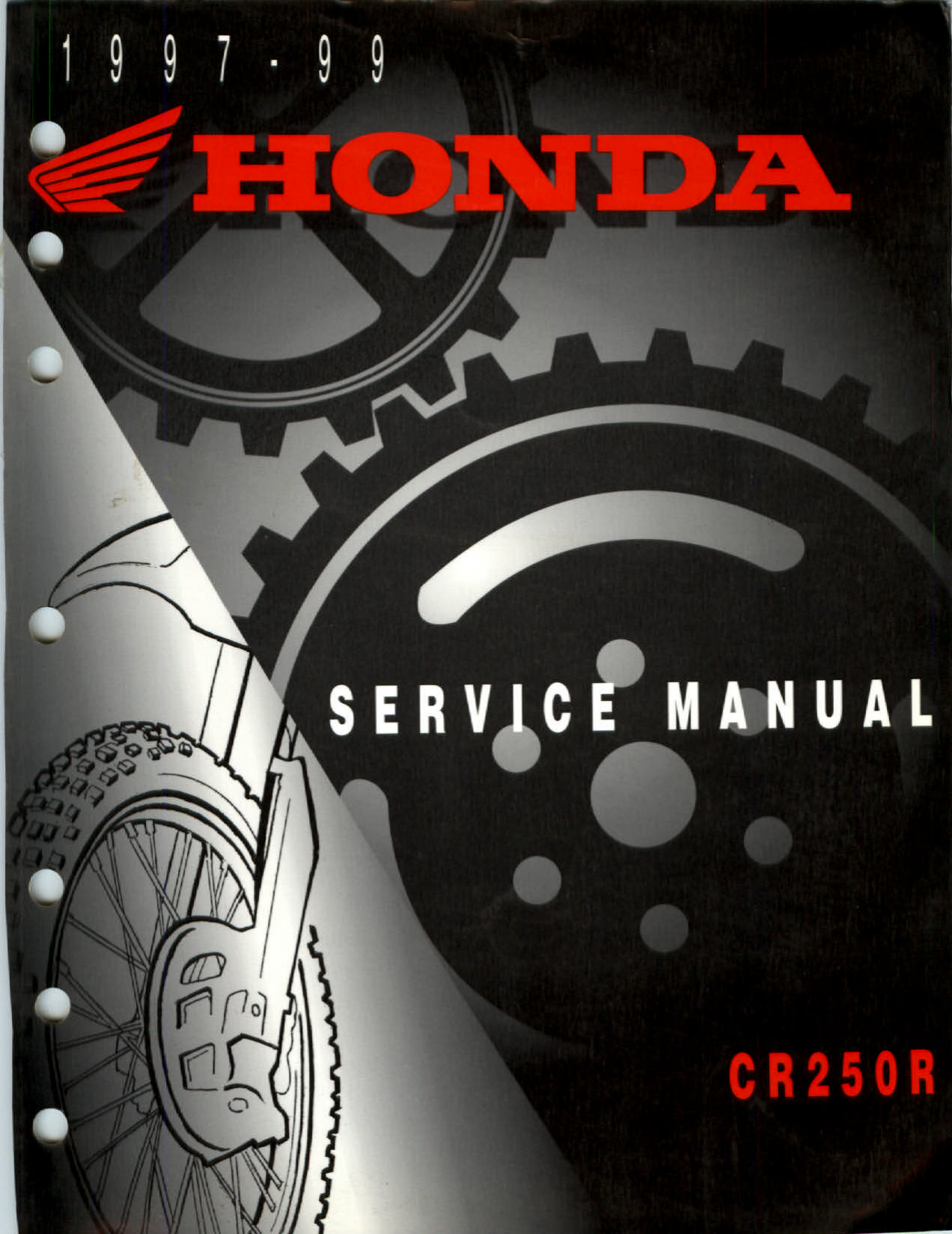 1997-1999 Honda CR250R, CR250 repair and service manual Preview image 6