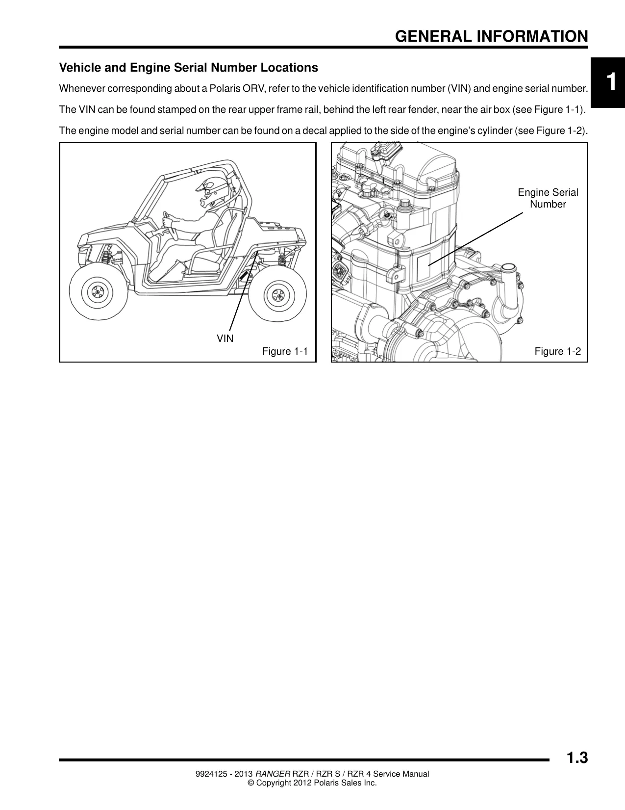 2013 Polaris™ RZR LE 800 S side-by-side utility task vehicle (UTV) manual Preview image 3