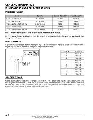 Polaris Ranger Diesel Service Manual (2011-2013) Preview image 4