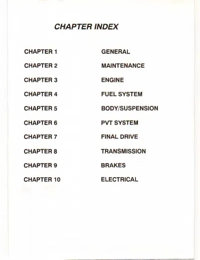 Preview: Polaris Magnum 325/500 2002 Service Manual (P/N 9916632)