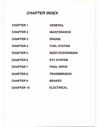 2002 Polaris Magnum 325, 500 ATV manual Preview image 1