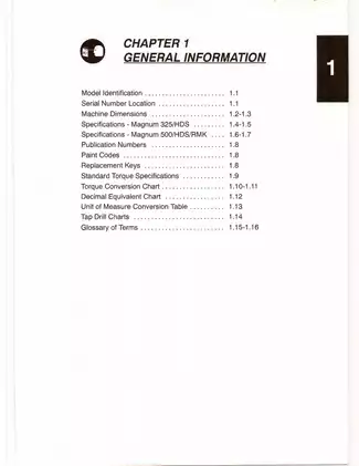 2002 Polaris Magnum 325, 500 ATV manual Preview image 3