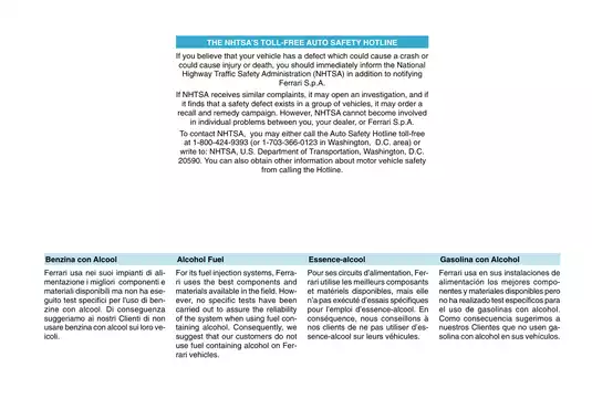 Ferrari 575M Maranello owners manual Preview image 4