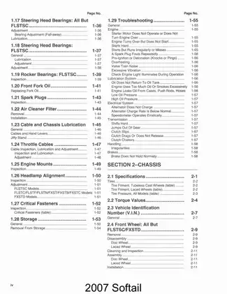 2007 Harley-Davidson Softail Service Manual Preview image 5
